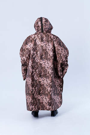 Пончо з захистом від тепловізора піксель Пончо з захистом від тепловізора піксель