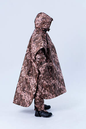 Пончо з захистом від тепловізора піксель Пончо з захистом від тепловізора піксель