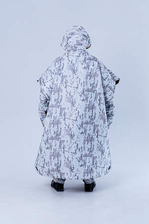Пончо з захистом від тепловізора білий мультикам Пончо з захистом від тепловізора білий мультикам